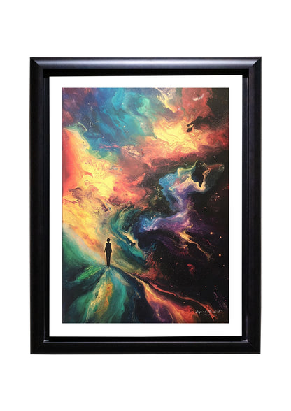 Ich bin unendlich - spirituell - abstrakt - Kunst - Druck - kostenloser Versand