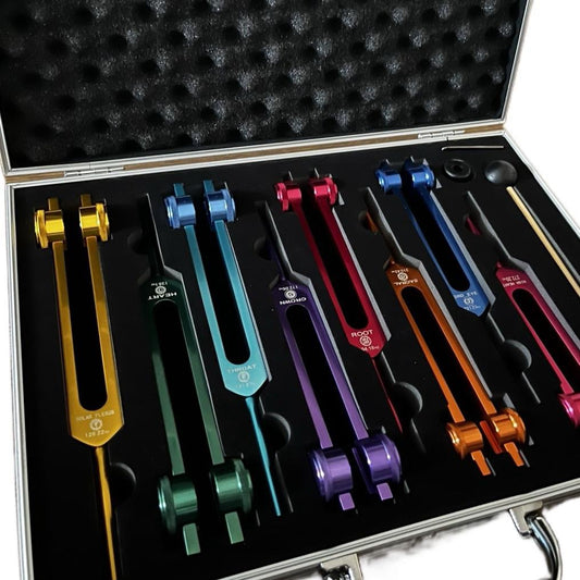 Chakra Tuning Fork Set  - Ascension Healing - Frequency Healing Complete Set